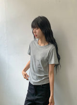 Soja Basic Layered Short Sleeve Tee