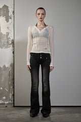 CORSET LACE TEE