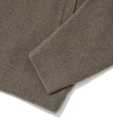 Bouclé Jersey Hoodie Olive