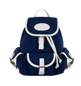 Nostalgia Canvas Backpack Navy