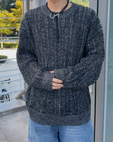 Ber Two-tone knit (Blue)