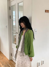 Kirina Loose Fit Balloon Sleeve Summer Blouse