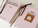 2026 My Favorite Things HOME SWEET HOME ハードカバーダイアリー