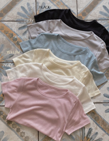 WD テンセルウール半袖Tシャツ (6color)