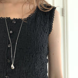 Fors sleeveless blouse (black)