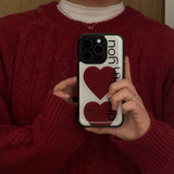 epoxy dive with you lettering case red