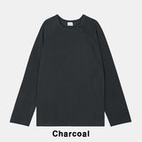 ボルピグメントスナップロングスリーブ