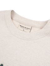 NISEX Bear Friends Big Logo レギュラーフィットスウェットシャツ オートミール (FCF1TS325M)