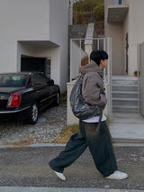 マッドウォッシングバルーンデニムパンツ