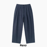 Summer Cooling Linen Half Banding Slacks