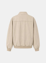 Pigment Washed Stand-Neck Blouson