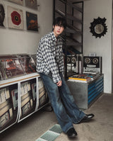 Soy's Dirty Wash Flare Denim Pants