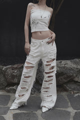 inner flow drawing top (white)