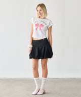 BALLOON MINI SKIRT BLACK
