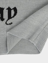 Lettering oversize heavy knit