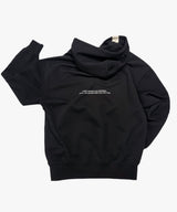 Circle to Clover, 2way Hood Zip Up [Black]
