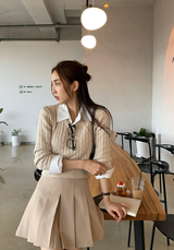Wanted Pleated Mini Skirt