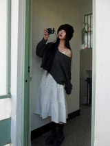 Hush Frill Tiered Long Skirt