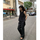 Matil denim banding pants