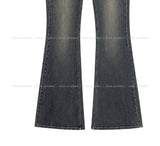 シーズ バックポケット スリムブーツカット デニムパンツ