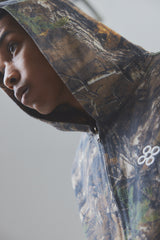 real tree camo zip-up hoodie