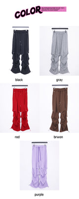 katz pintuck wide pants (5color)