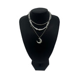 Mercury moon 3layered Necklace
