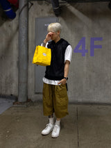 Metal Nylon Cargo Half Pants 3C