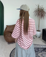 Aaron Multi-Stripe Collar Tee