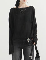See-through Scotch Knit