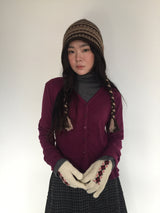 Teal Peach Frill Cardigan (5 Colors)