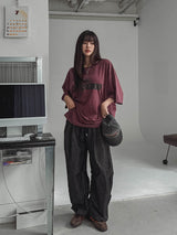 Furby Pintuck Denim String Pants