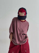 プレディペペミックスボーダー半袖Tシャツ (3color)