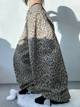 LEOPARD COTTON PANTS💛💚🧸 - 2 COLORS