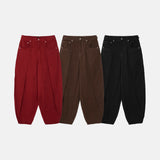 Orbit Snap Balloon Cotton Pants (3 Colors)