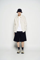 25SS ワイドチノショートパンツ ブラック