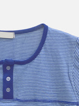 ピクニックハーフボタンTシャツ (4c)