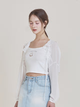フェアリーシフォンボレロ (White)