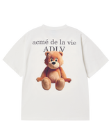 25FW AC BEAR BASIC LOGO SHORT SLEEVE T-SHIRT CREAM