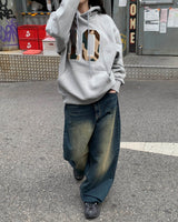 ダブルパックポケットデニムパンツ