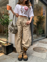 Moko Stud Balloon Wide Cotton Pants