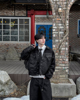 Duron Nylon Knit Trucker Jacket
