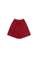 Cozy sweat shorts_red