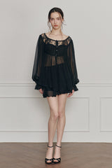 MOONRISE BLOUSE black