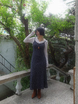 SHINE FLORAL SLIM FIT DRESS