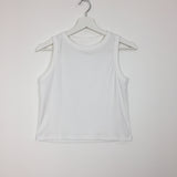 Ribbed mock neck sleeveless (5color)
