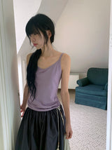 Diena Basic V-Neck Modal Strap Sleeveless