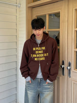 Positive Two-Way Hood Zip-Up (3colors)