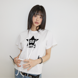 リボンロックTシャツ ホワイト
