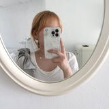 Bubble ribbon heart resin jelly hard case (Resin case)
